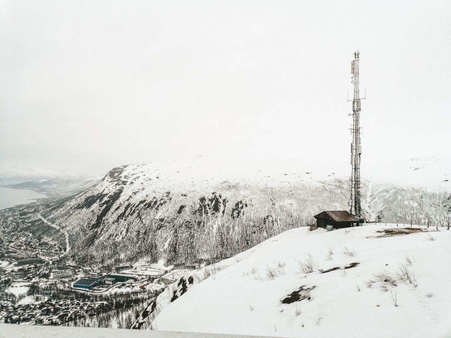 Winterliches Panorama über Tromsø